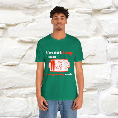 ''I am Not Lazy...'' Cat T-Shirt | Nunu&Miao Studio