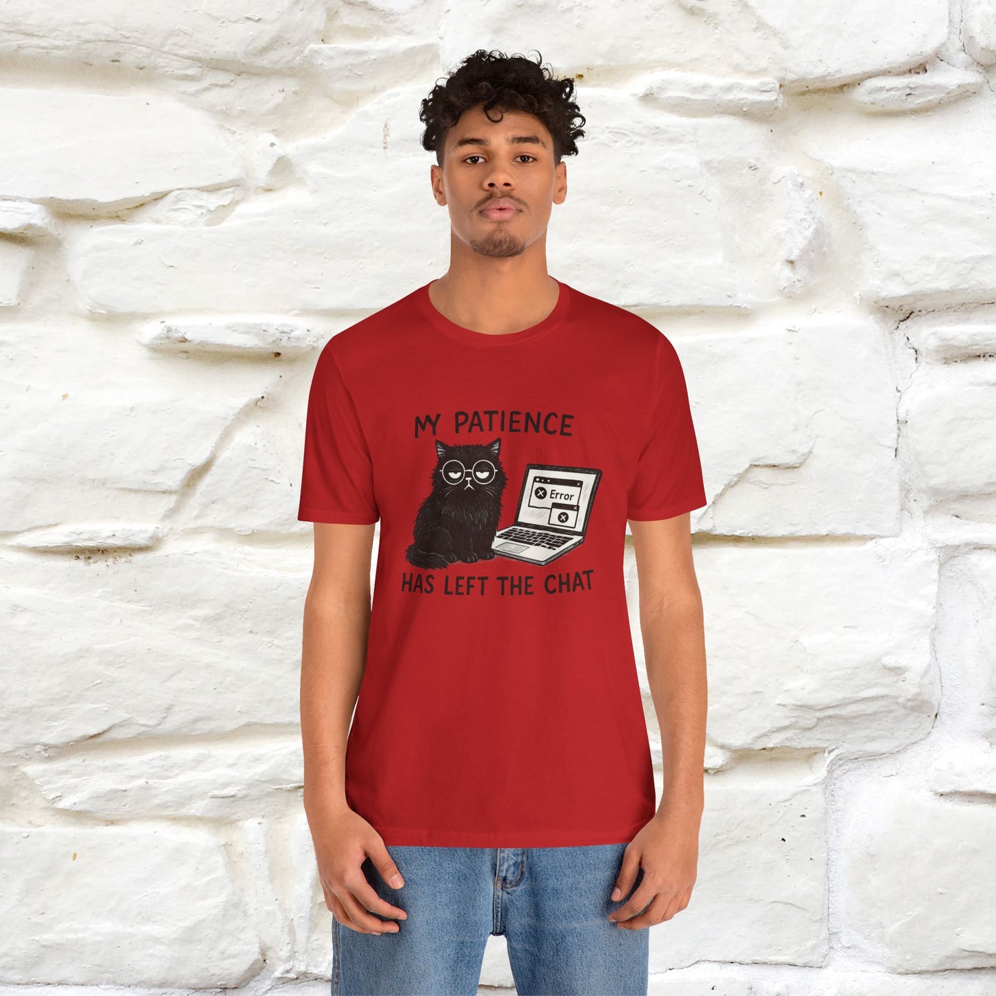 "My Patience Has Left The Chat" |Cat T-Shirt | Nunu&Miao Studio