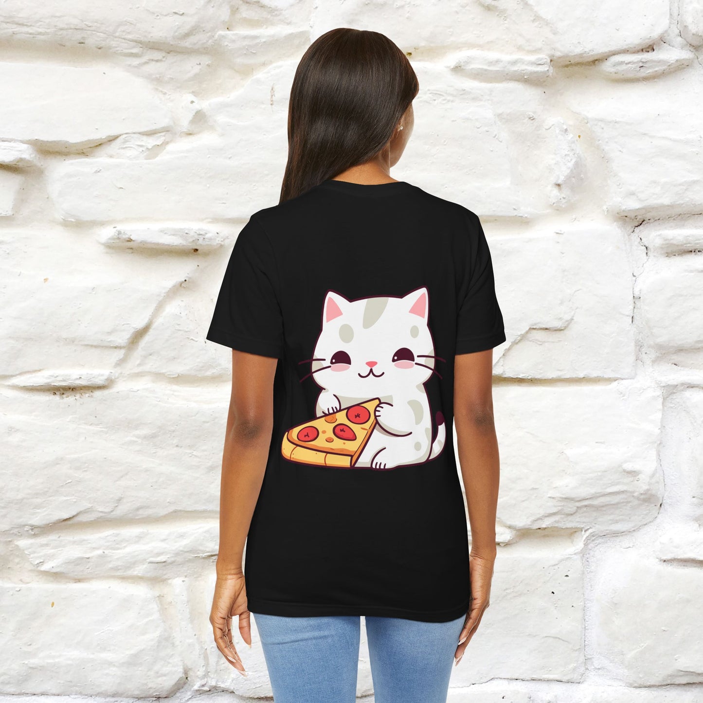 "I Love Pizza"| Cat T-shirt | Nunu&Miao Studio