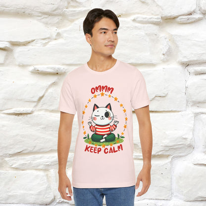 ''Ommm, Keep Calm'' Cat T-Shirt | Nunu&Miao Studio
