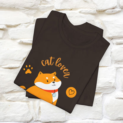 "Cat Lover" T-Shirt for Men & Women | 100% Cotton | Purrfect Gift for Cat Enthusiasts