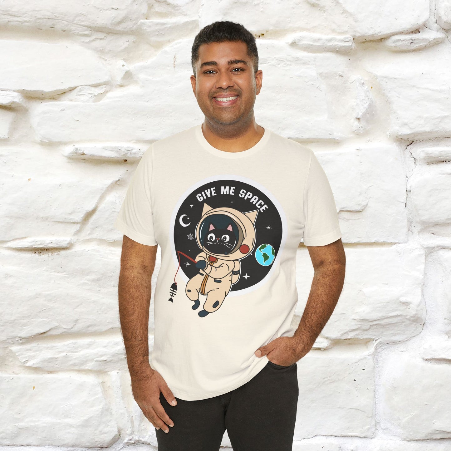 Give Me Space Cat T-Shirt for Men & Women | 100% Cotton* Funny  Tee