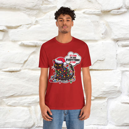“Everything Is Fine..” | Cat T-Shirt | Nunu&Miao Studio