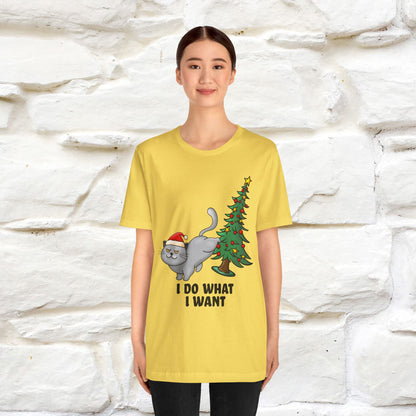 "I Do What I Want" |Funny Cat T-Shirt | Nunu&Miao Studio
