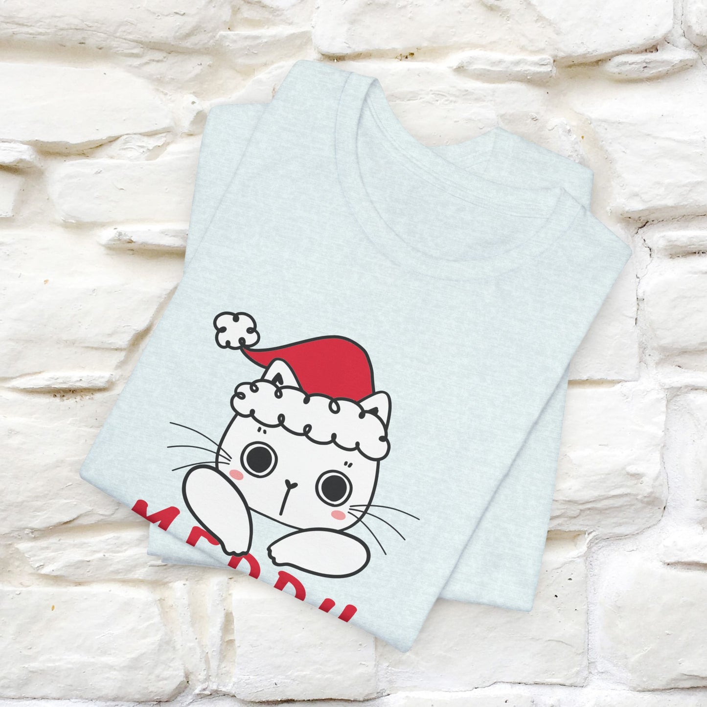 “Merry Catmas Cat T-Shirt | Funny Christmas Cat Shirt for Men & Women | 100% Cotton*