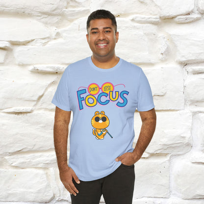 ''Don’t Lose Focus'' Cat T-Shirt | Nunu&Miao Studio