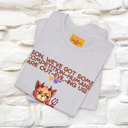"Humans Are Out-Evil-Ing Us." Cat  T-shirt |Nunu&Miao Studio