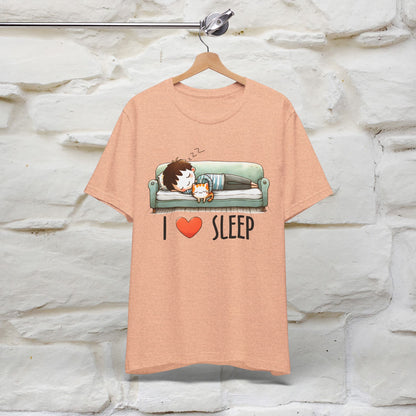 ''I Love Sleep''  Cat T-shirt for Men and Women  100% Cotton*