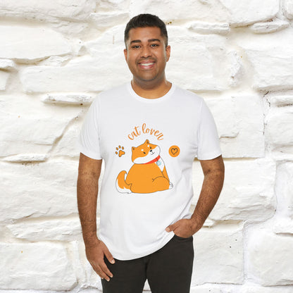 "Cat Lover" T-Shirt for Men & Women | 100% Cotton* | Purrfect Gift for Cat Enthusiasts