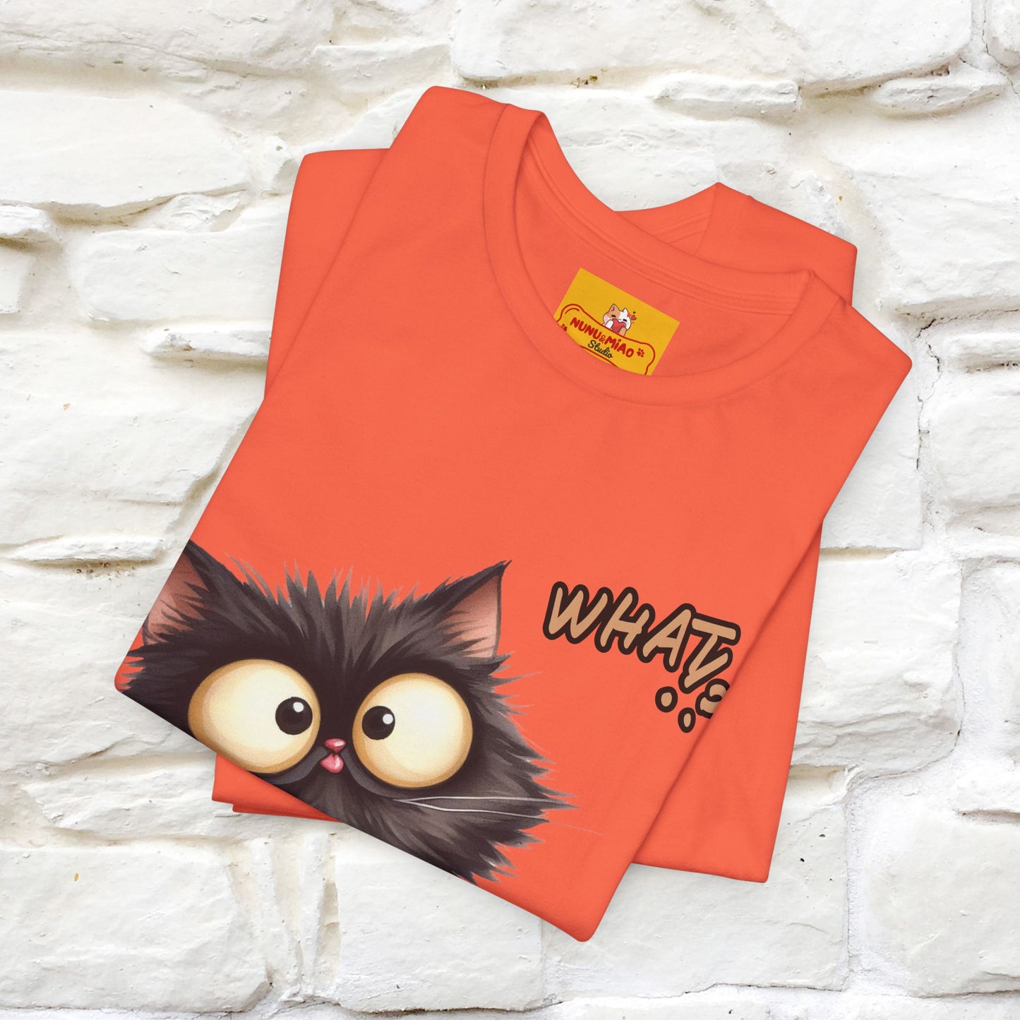 ''What ?'' | Cat T-Shirt  | Nunu&Miao Studio