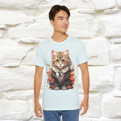 "Mr. Meow" Elegant Cat T-Shirt for Men & Women | 100% Cotton*