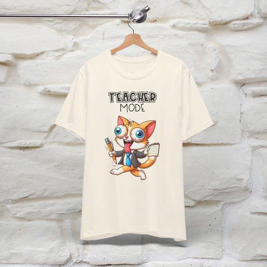 ''Teacher Mode'' T-shirt for Man 100% Cotton* - Nunu&Miao Studio