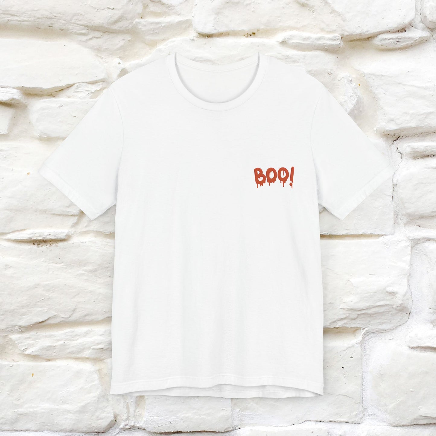 ''Spooky Boo'' T-shirt for Man and women Front And Back Design 100% Cotton*