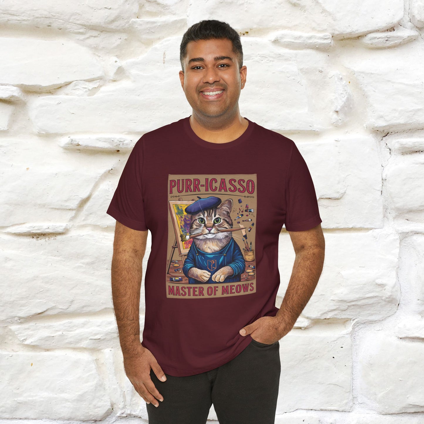 ''Purr-Icasso Masters Of Meows'' | CatT-Shirt | Nunu&Miao Studio