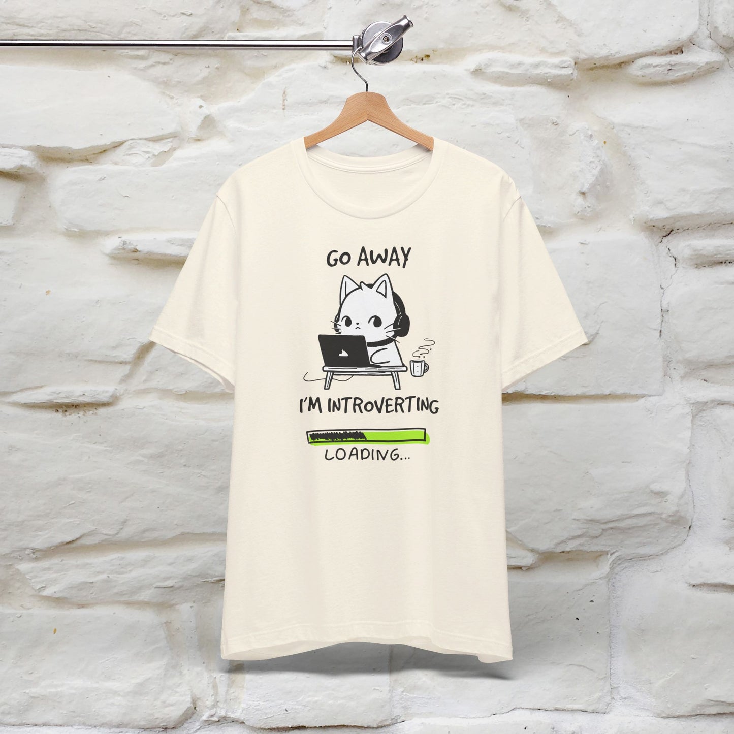 '' Go Away I Am Introverting '' T-shirt for Man 100% Cotton* - Nunu&Miao Studio