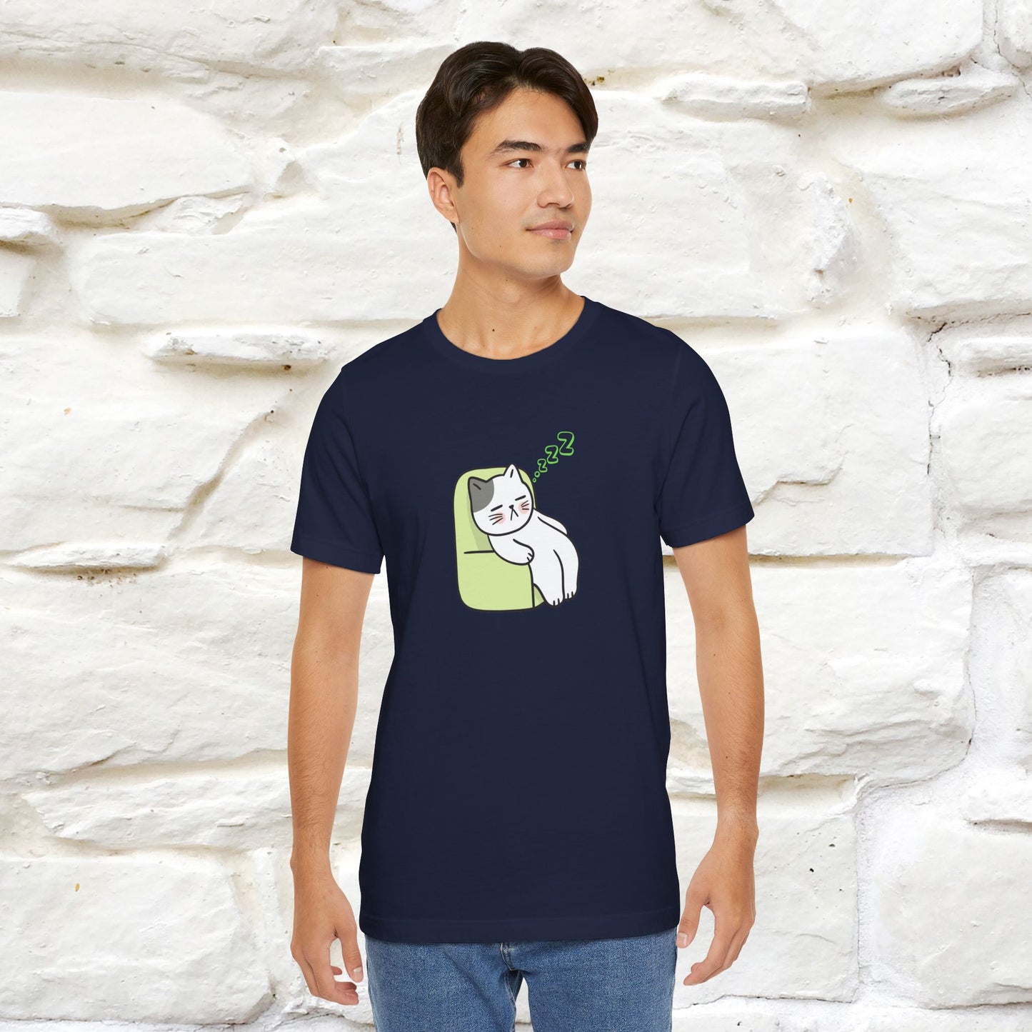 "Keep going… the couch isn’t going to nap on itself." Cat T-Shirt| Front & Back Design | Nunu&Miao Studio