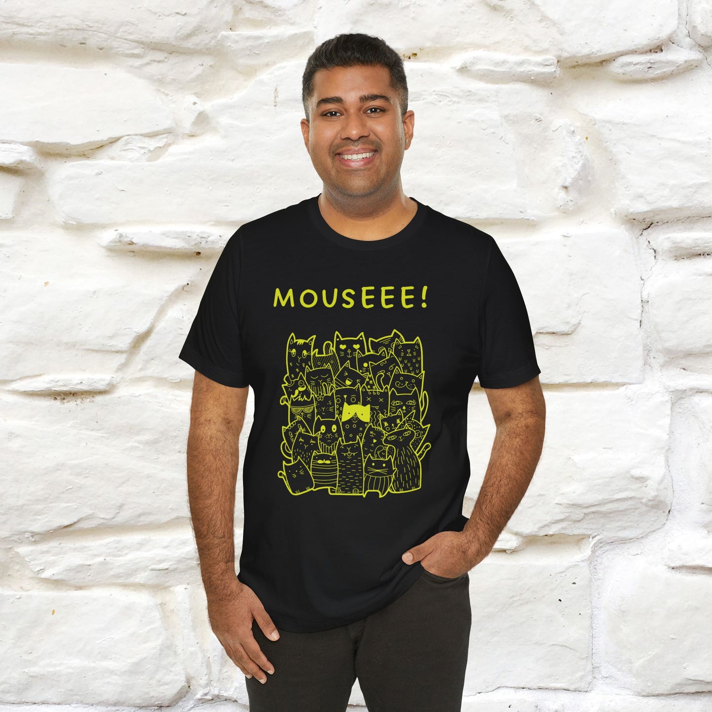 "Mouseee!" Cute Cat T-Shirt for Men & Women | 100% Cotton* 🐾