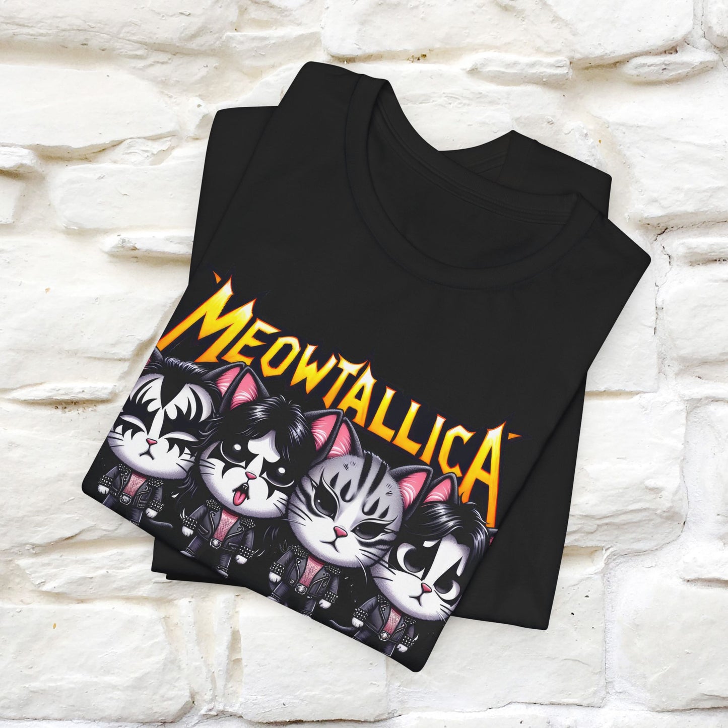 Meowtallica T-Shirt | Rock-Inspired Cat Tee for Men & Women | 100% Cotton*