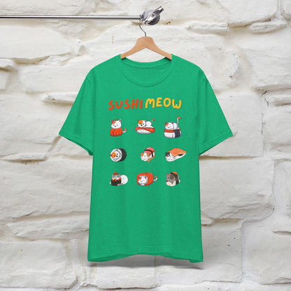 "Sushi Meow" Cat T-shirt for Men & Women | 100% Cotton*