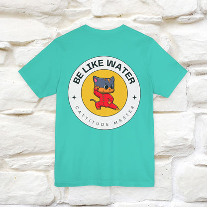 "Be Like Water: Cattitude Master | Cat T-Shirt |Nunu&Miao Studio