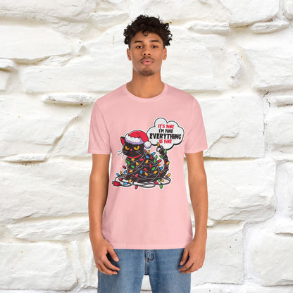 “Everything Is Fine..” | Cat T-Shirt | Nunu&Miao Studio