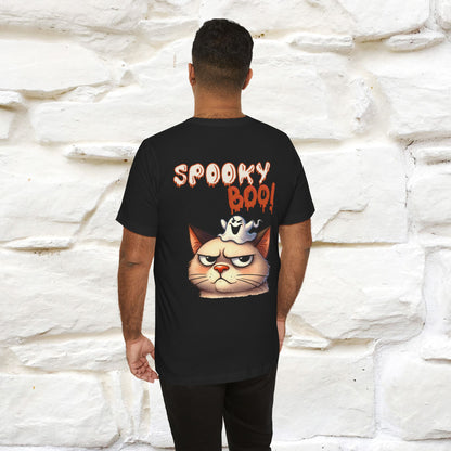 ''Spooky Boo'' T-shirt for Man and women Front And Back Design 100% Cotton*