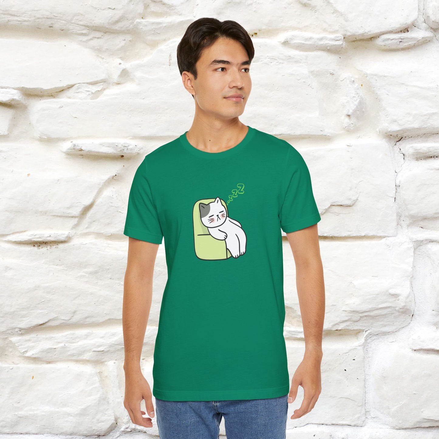 "Keep going… the couch isn’t going to nap on itself." Cat T-Shirt| Front & Back Design | Nunu&Miao Studio