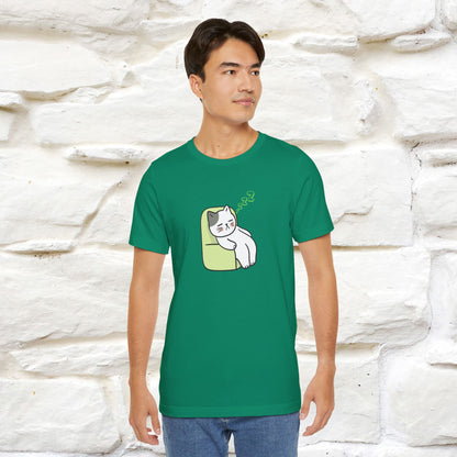"Keep going… the couch isn’t going to nap on itself." Cat T-Shirt| Front & Back Design | Nunu&Miao Studio