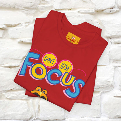 ''Don’t Lose Focus'' Cat T-Shirt | Nunu&Miao Studio - Nunu&Miao Studio