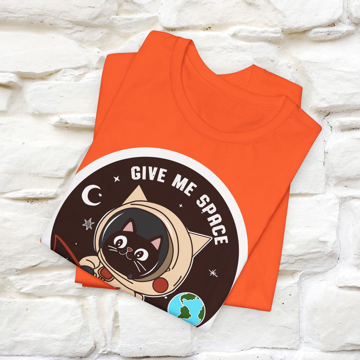 Give Me Space Cat T-Shirt for Men & Women | 100% Cotton* Funny  Tee