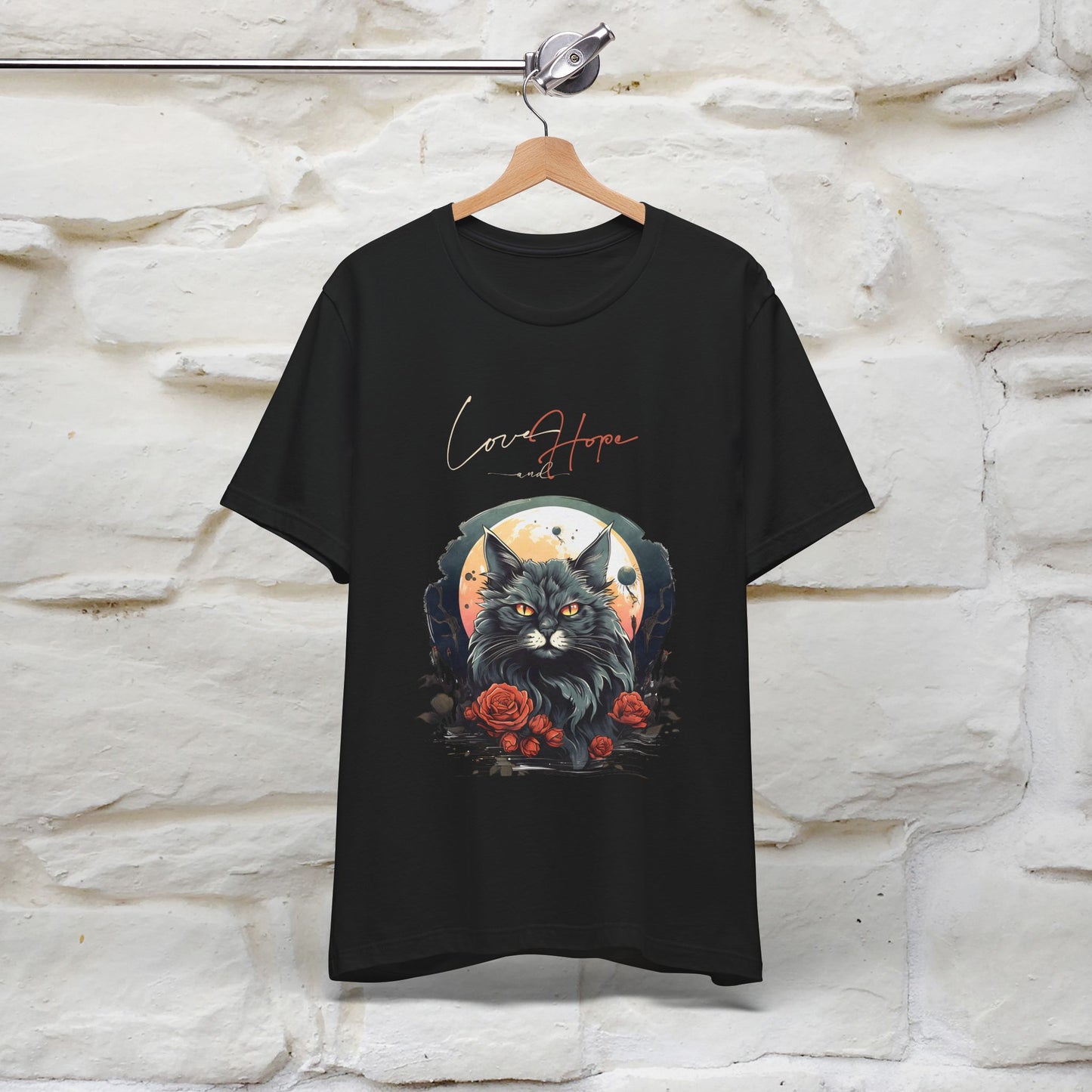 "Love and Hope" Cat T-Shirt for Men & Women | 100% Cotton* 🐾