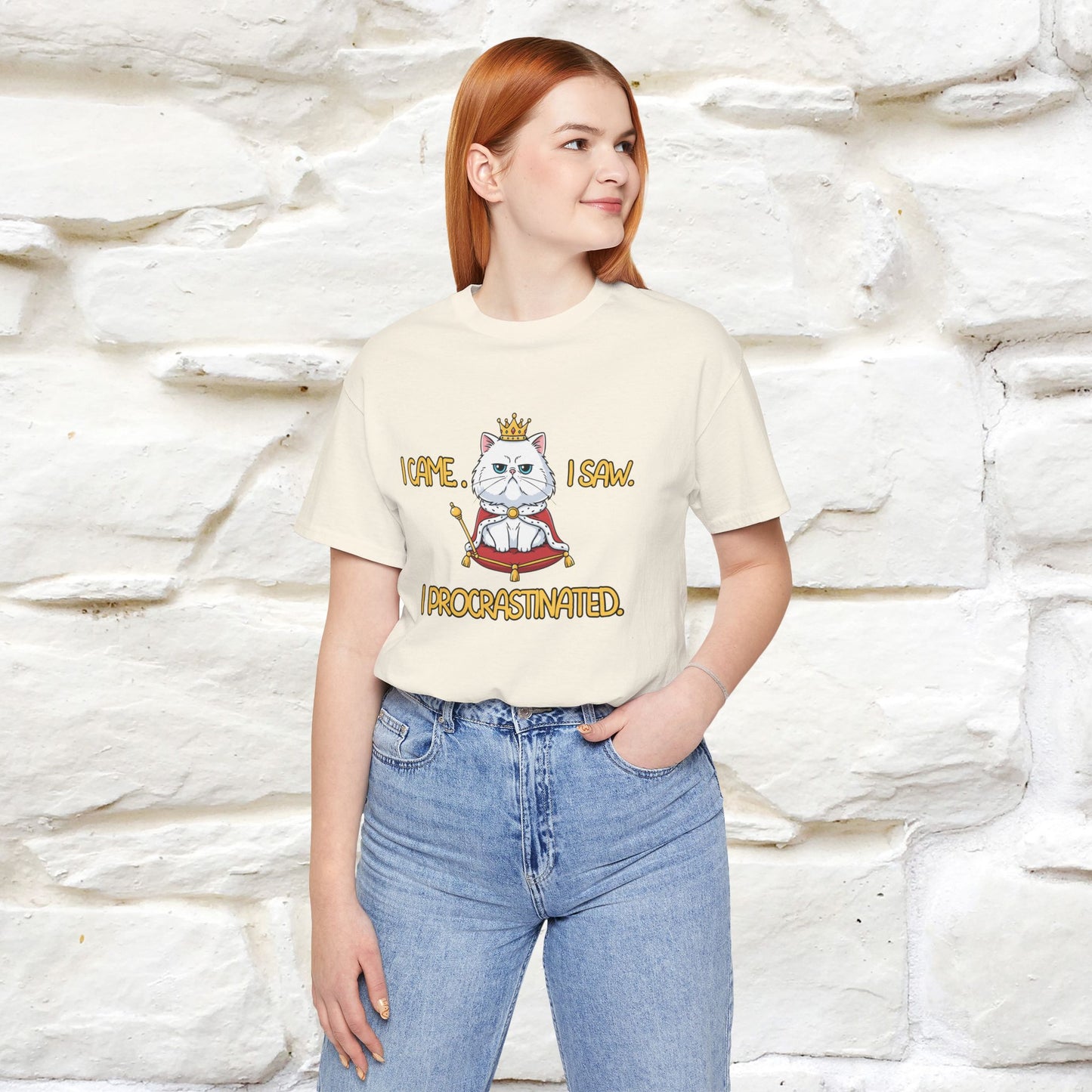 ''I came. I saw. I procrastinated.''| Funny T-Shirt | Nunu&Miao Studio