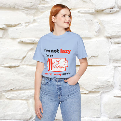 ''I am Not Lazy...'' Cat T-Shirt | Nunu&Miao Studio