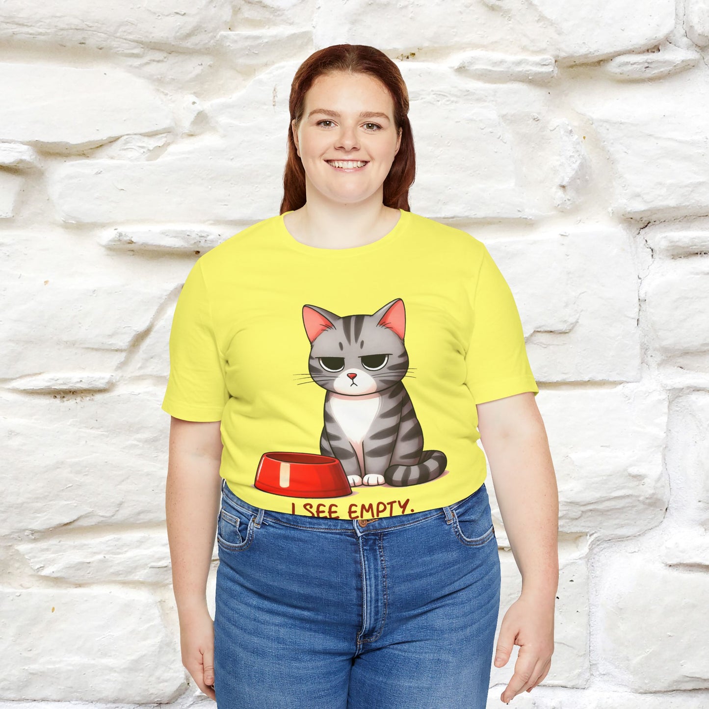 "I See Empty. What Do You See"  | Cat T-Shirt | Nunu&Miao Studio