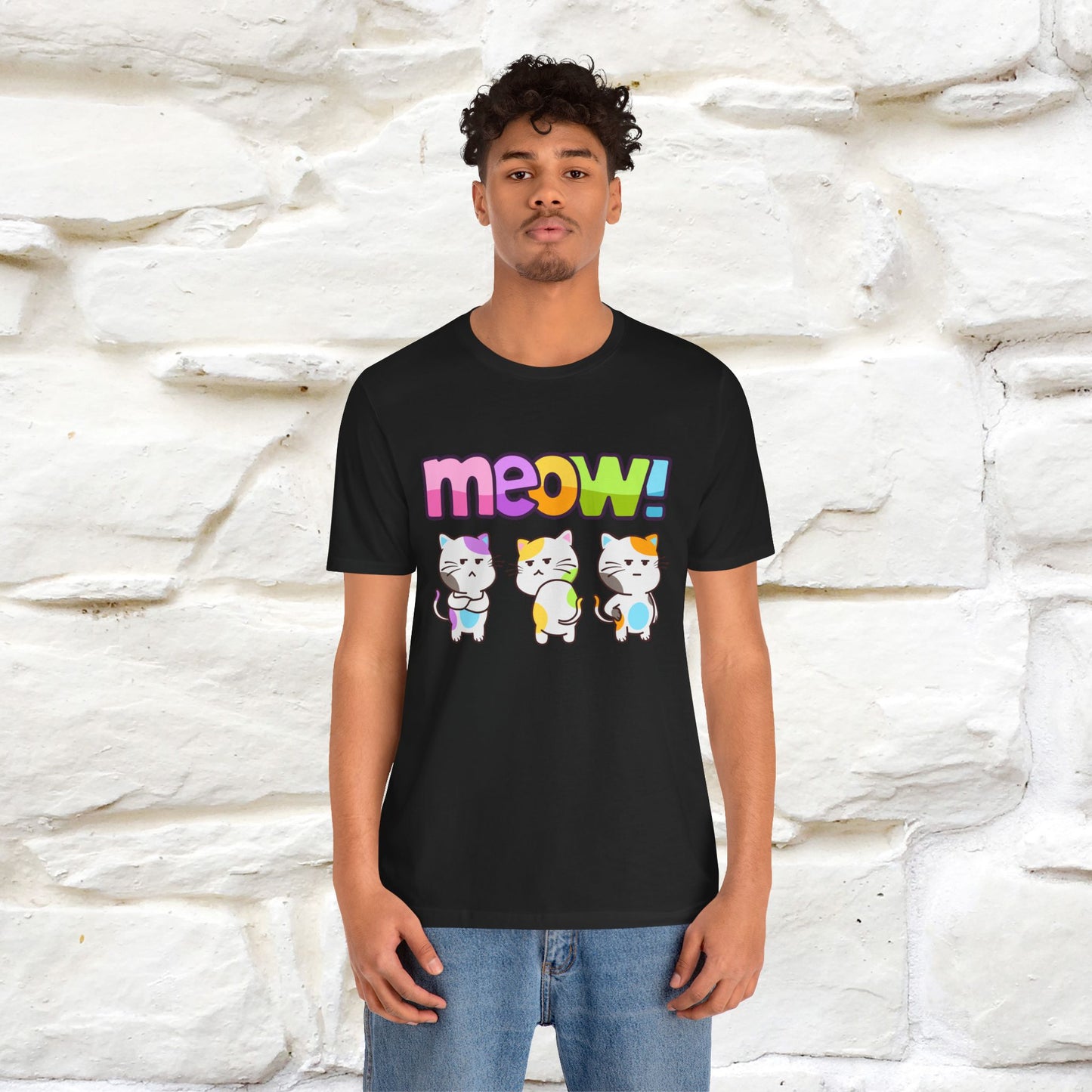 Meow! Funny Cat T-Shirt for Men & Women | 100% Cotton*