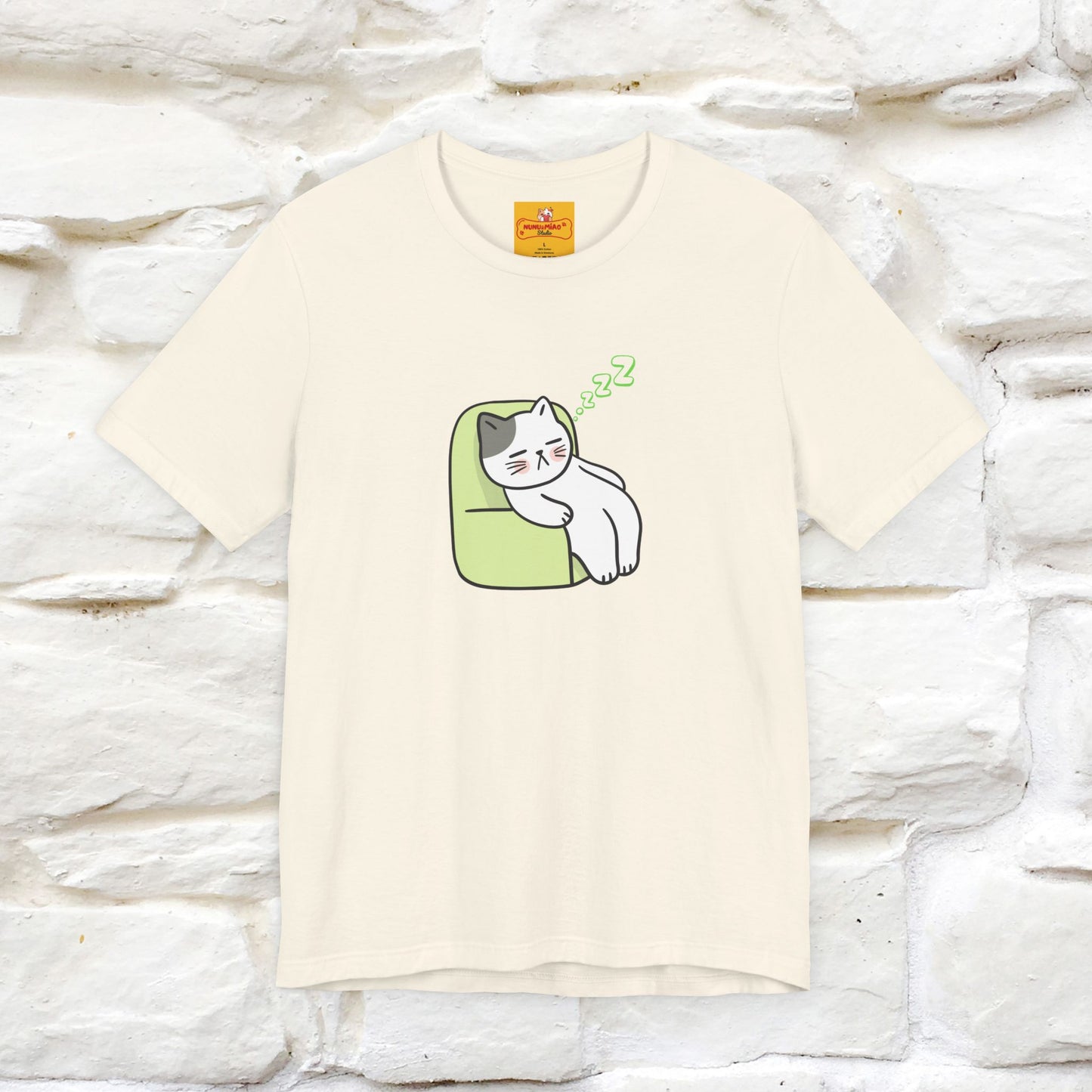 "Keep going… the couch isn’t going to nap on itself." Cat T-Shirt| Front & Back Design | Nunu&Miao Studio