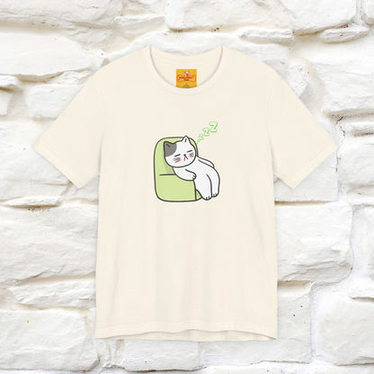 "Keep going… the couch isn’t going to nap on itself." Cat T-Shirt| Front & Back Design | Nunu&Miao Studio