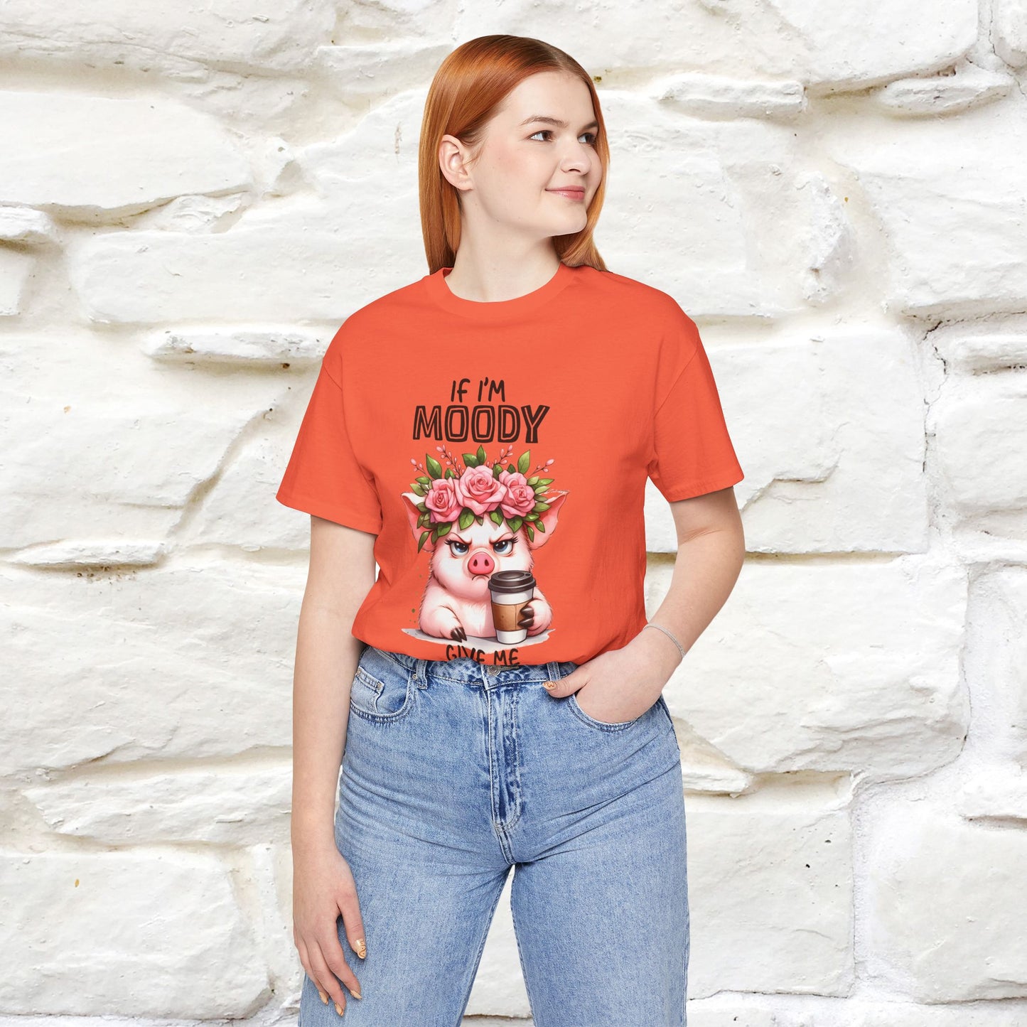 ''If I'm Moody Give Me Foody''| Funny T-Shirt | Nunu&Miao Studio