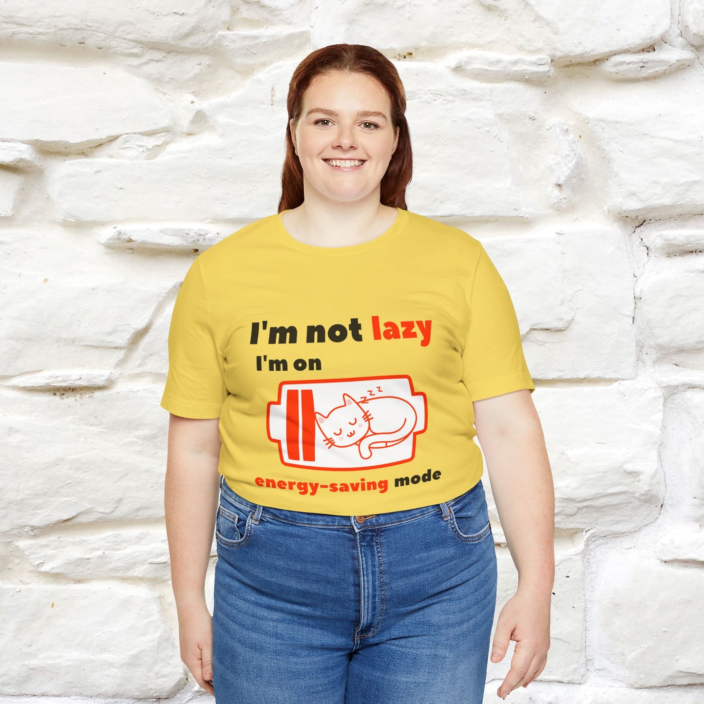 ''I am Not Lazy...'' Cat T-Shirt | Nunu&Miao Studio