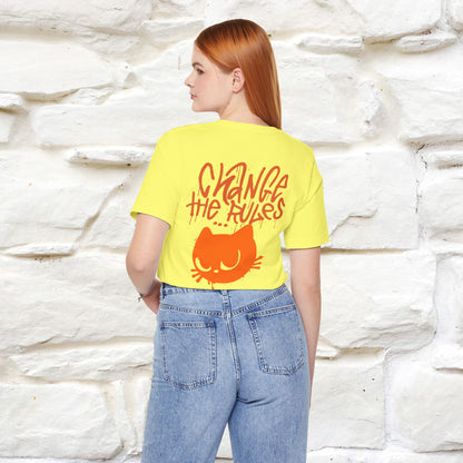 ''Change The Rules'' - Cat T-shirt -Nunu&Miao Studio