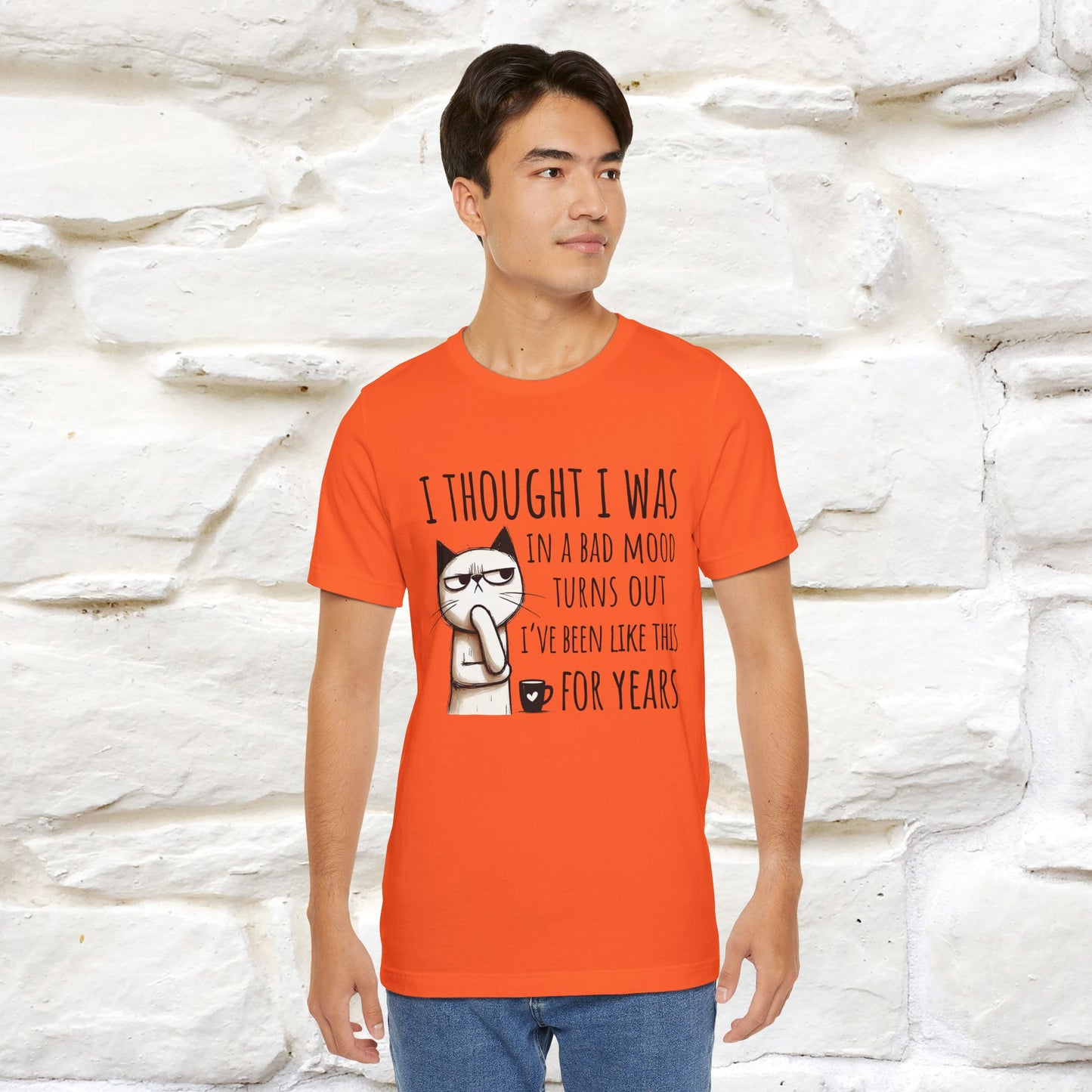 "I Thought I was In A Bad Mood.. " Cat  T-shirt |Nunu&Miao Studio