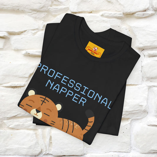 ''Professional napper since birth.''| CatT-Shirt | Nunu&Miao Studio