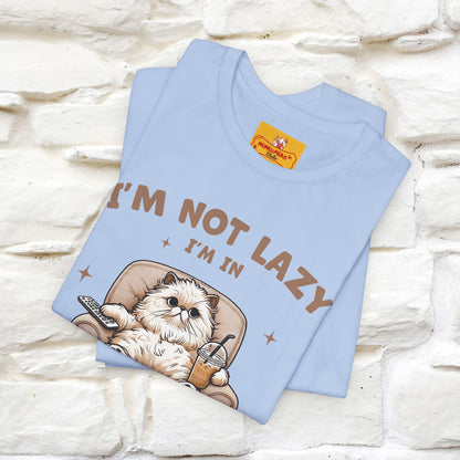 "I'm Not Lazy I'm In Energy-Saving Mode " Cat T-shirt |Nunu&Miao Studio