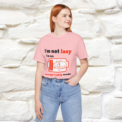 ''I am Not Lazy...'' Cat T-Shirt | Nunu&Miao Studio