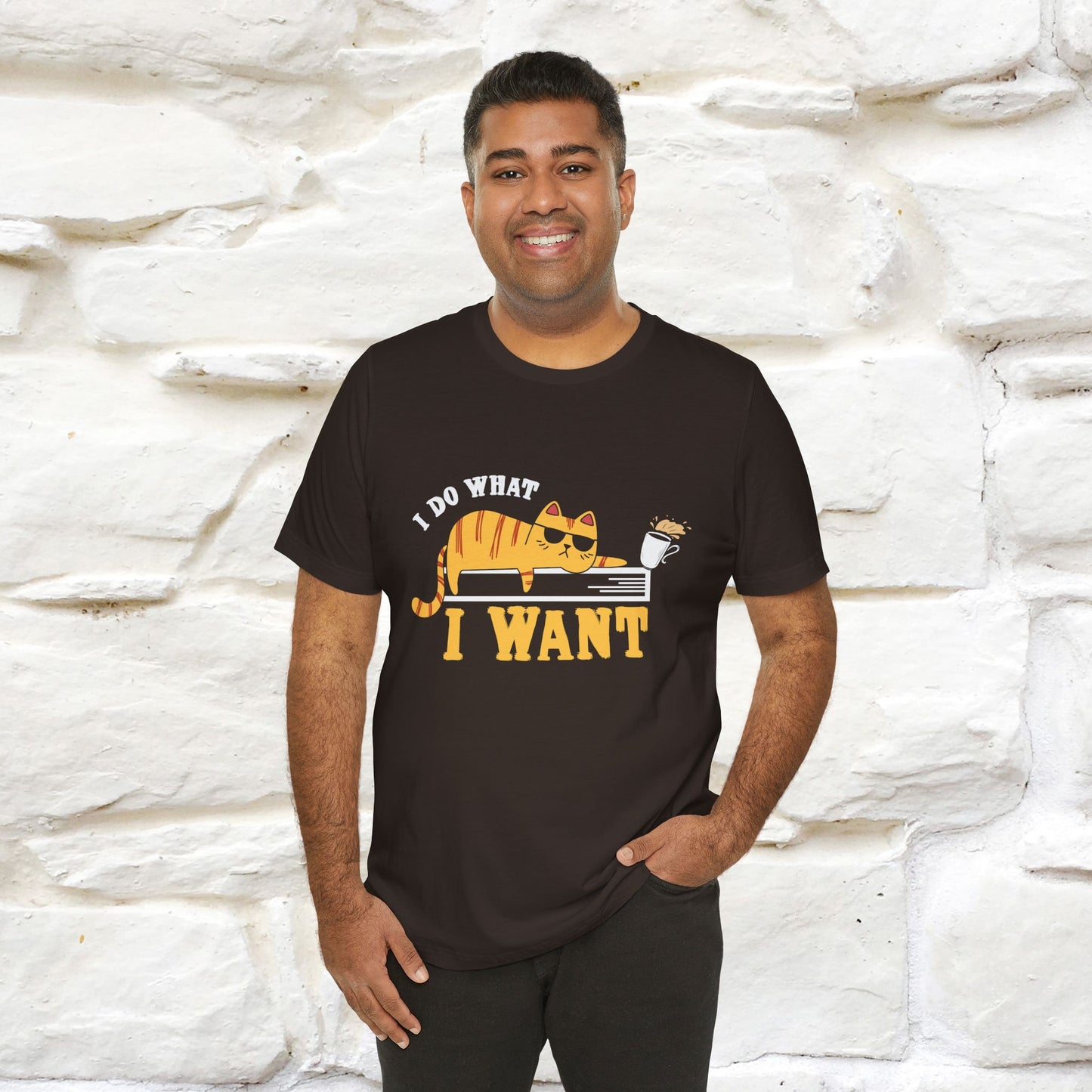 "I Do What I Want" Cute Cat T-Shirt for Men & Women | 100% Cotton*🐾