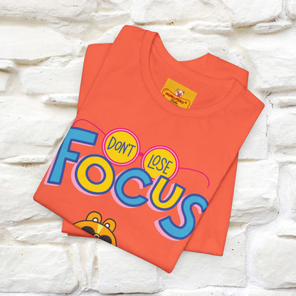 ''Don’t Lose Focus'' Cat T-Shirt | Nunu&Miao Studio