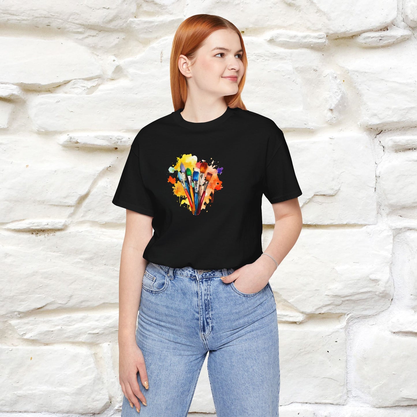 "Il Pittore'' Cat T-Shirt Front and Back Design | Nunu&Miao Studio