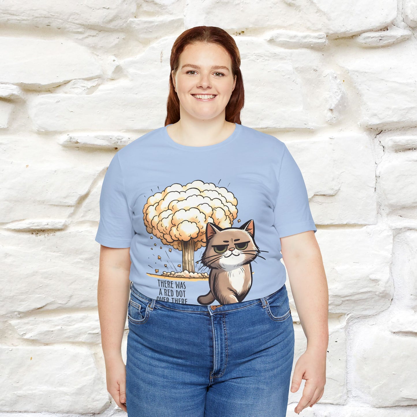''The Red Dot Chase'' Funny Cat T-Shirt | Nunu&Miao Studio