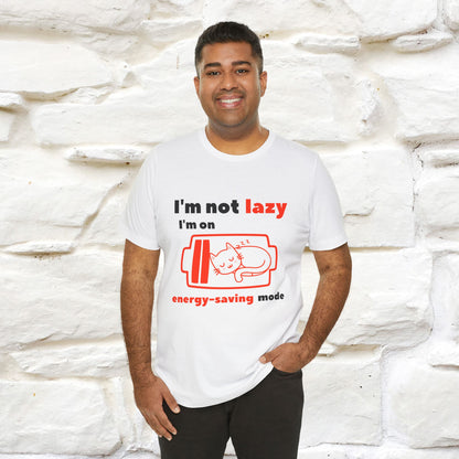 ''I am Not Lazy...'' Cat T-Shirt | Nunu&Miao Studio