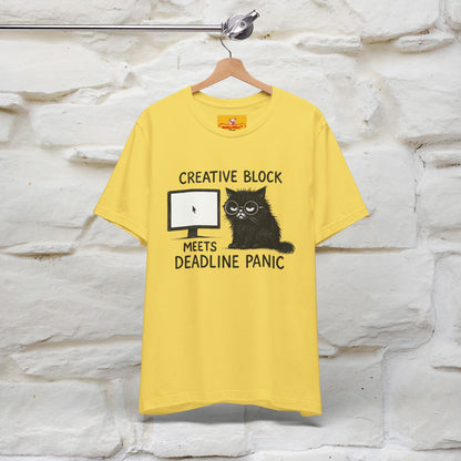 "Creative Block Meets Deadline..." |Cat T-Shirt | Nunu&Miao Studio